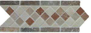 CENEFA MARMOL 13X33 BLOCK I - MEN