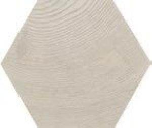 PAVIMENTO 17,5X20 PORCELANICO HEXAGONAL HEXAWOOD GREY COD. 21627 - MGR