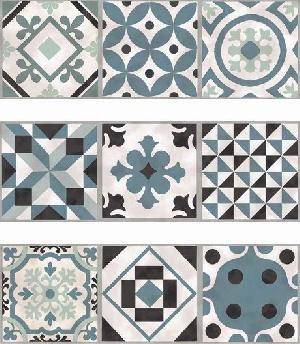 CENEFA 6,5X20 DECORADO ANTIGA AZUL (DIFERENTES GRÁFICAS, ASPECTO PATCHWORK) - SCE
