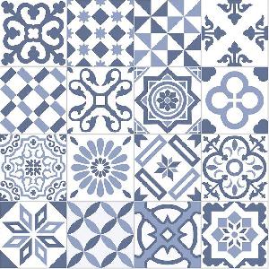 MOSAICO HIDRAULICO 20X20 ANTIGUA AZUL (PATCHWORK) - YRI