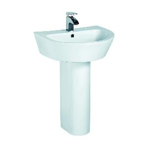 SANITARIO BAÑO SERIE ARCO-3.LAVABO 61X49 + PEDESTAL - AAÑ