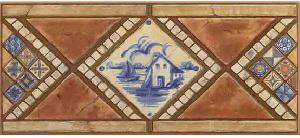 TABICA RUSTICO 15X33,3 HOLANDA CD-1158 (PAQUETE 3 PZ) - AZO