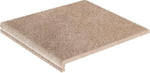 PELDAÑO RUSTICO 33X33X3 MEDITERRANEO ARENA RECTO (ANTIDESLIZANTE 3) - RGR
