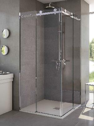 MAMPARA DUCHA MENORCA 1000X700 MM RECTANGULAR ACERO TRANSPARENTE - INB 