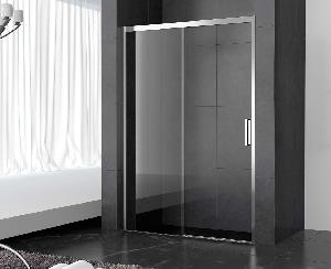 MAMPARA DUCHA BERLIN 1500 MM FRONTAL FIJO + PUERTA TRANSPARENTE - INB 