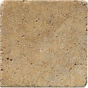 REVESTIMIENTO MARMOL10X10X0,8 ANTICATO TRAVERTINO AMARILLO - MMM