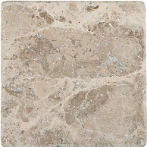 REVESTIMIENTO MARMOL 10X10X0,8 ANTICATO MARRON EMPERADOR CLARO - MMM