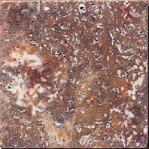 REVESTIMIENTO MARMOL 7,5X15X1 ANTIC TRAVERTINO ROJO - MMM