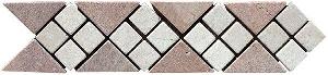 LISTELO MARMOL 7X28 LAURA ROSA LEVANTE CREMA MARFIL - MMM.