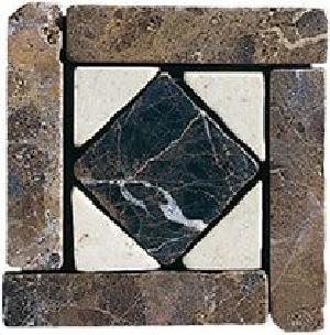 ESQUINA MARMOL 11X11 MALLORCA MARRON EMPERADOR CREMA MARFIL - MMM