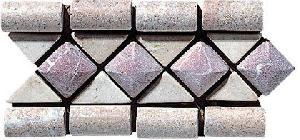 LISTELO MARMOL 10X18 CIBELES ROSA LEVANTE CREMA MARFIL - MMM