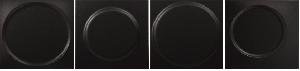 REVESTIMIENTO 20X20 ART20 CIRCLE BLACK MATT (4 MODELOS DIFERENTES) - NAR 