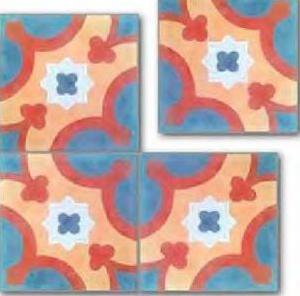 BALDOSA HIDRAULICA 20X20X1,7 COD. 007 - BHI