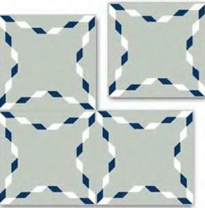 BALDOSA HIDRAULICA 20X20X1,7 COD. 014 - BHI