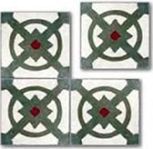 BALDOSA HIDRAULICA 20X20X1,7 COD. 046 - BHI