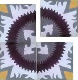 BALDOSA HIDRAULICA 20X20X1,7 COD. 068 - BHI