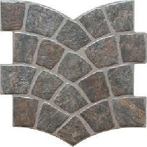 PAVIMENTO 35X35 PORCELANICO CALZADA ADOQ.GRIS (ANTIDESLIZANTE) (RUSTICO SUELO) - BSK