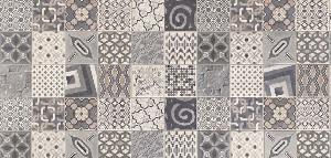 PAVIMENTO 18X18 PORCELANICO DECORADO EUROPE MIX GRIS - NTC