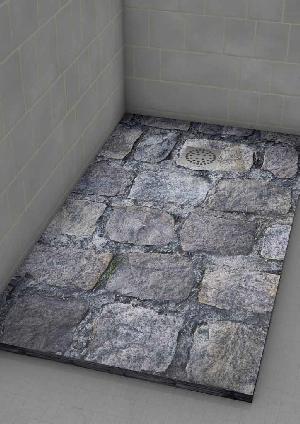 PLATO DUCHA 70X90 IMAGINE ADOQUINES VIEJOS (ANTIDESLIZANTE) - IMH