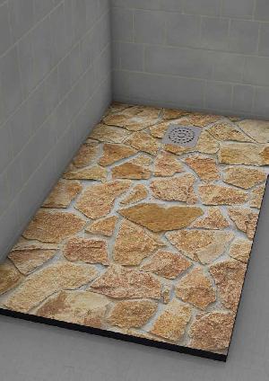 PLATO DUCHA 70X170 IMAGINE PASEO BEIGE (ANTIDESLIZANTE) - IMH
