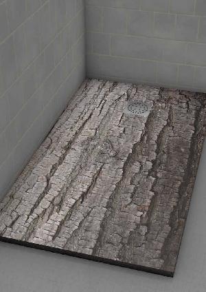 PLATO DUCHA 75X140 IMAGINE CORCHO GRIS (ANTIDESLIZANTE) - IMH