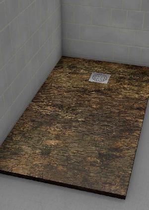 PLATO DUCHA 75X160 IMAGINE CORTEZA ABEDUL (ANTIDESLIZANTE) - IMH