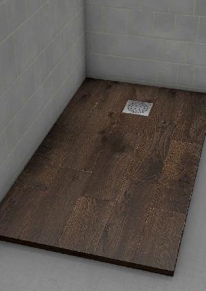 PLATO DUCHA 80X120 IMAGINE PARQUET WENGUE (ANTIDESLIZANTE) - IMH