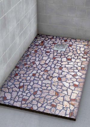 PLATO DUCHA 85X110 IMAGINE MOSAICO (ANTIDESLIZANTE) - IMH