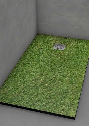 PLATO DUCHA 90X140 IMAGINE CESPED (ANTIDESLIZANTE) - IMH