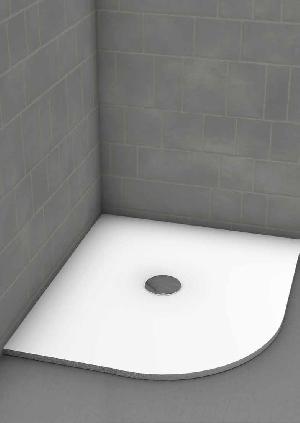 PLATO DUCHA 90X90 STONE CURVO (ANTIDESLIZANTE) - IMH