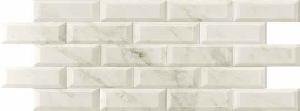 PLAQUETA BISELADO 10X30 CALACATTA BEIGE SEMIMATE - YRI