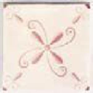 DECORADO 15X15 CLASSIC FINE CENTRO PETAL SCARLET (PINTADO A MANO) (ESPESOR 5,5 MM) - NTC