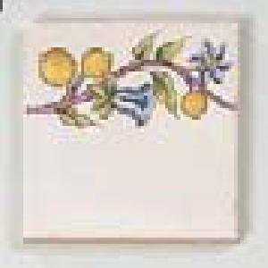 CENEFA 13X13 NOVECENTO RIBESALBES LIMONES (PINTADO A MANO) - NTC