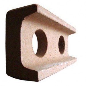 PALET CANALETAS BLOQUE PEQUEÑO 25X12,5X8 BLANCO EM -1213-P (300 PIEZAS = 6,00 M2) - TNB