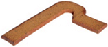 ZANQUIN 41X8X8 MODELO B DERECHA GRES NATURAL - GDB