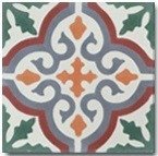 BALDOSA HIDRAULICA 20X20X1,5 MODELO 257 - DMS