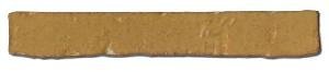 PLAQUETA RUSTICA SUELTA 23X1,5X3,7 ESMALTADA CANELA - RLM