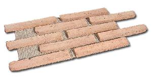 PLAQUETA RUSTICA ENMALLADA 23X1,5X3,7 MANUAL BLANCO - RLM