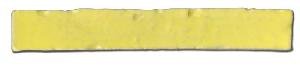PLAQUETA RUSTICA ENMALLADA 23X1,5X3,7 ESMALTADA LIMON - RLM