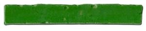 PLAQUETA RUSTICA ENMALLADA 23X1,5X3,7 ESMALTADA VERDE - RLM