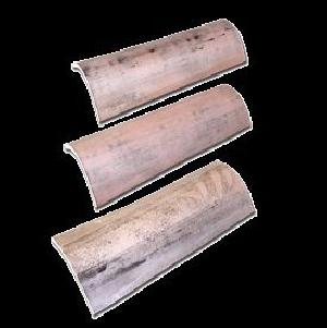 PALET TEJAS CERAMICAS CURVAS 500X200X160 SEMIBLANCA ENVEJECIDA (240 PIEZAS) - CMA