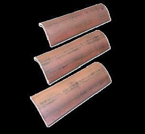 PALET TEJAS CERAMICAS CURVAS 400X185X135 ROJA ENVEJECIDA (576 PIEZAS) - CMA