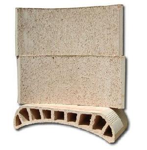 PALET BOVEDILLAS CERAMICAS CURVAS 50X25X13,5 RASPADO CORCHO  (96 PIEZAS) - CMA