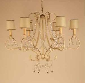 PANTALLA LAMPARA TECHO PROVENZAL (SÓLO PANTALLA) 936CR-V681 RIBETE VERDE, CRISTAL TURCO - BML