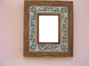 ARTESANIA CERAMICA ESPEJO 25,5X29,5 REF. 2201 - MOL