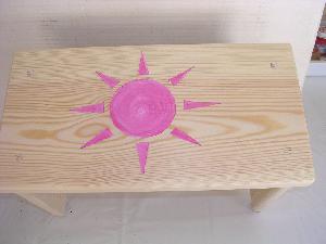 ARTESANIA MADERA BANCO 38X20 REF. 020 - MOL