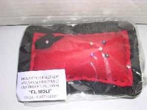 ARTESANIA TELA ALFILETERO ALARGADO 14X8 REF. 015 (PAQUETE 4 PZ) - MOL