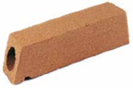 GARGOLA CERAMICA 7X7X25 TERRACOTA (INTERIOR 4 CM) - CFE