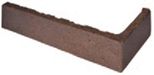 PLAQUETA 24X11X5,2X1,4 ANGULAR GRES LAVA - GDB