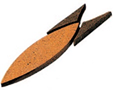 CENEFA OVAL MODULO 1: 1 OVAL NATURAL + 2 COMPLEMENTOS LAVA - GDB